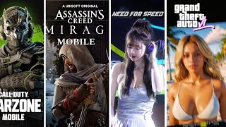 Gta 6 2nd Trailer | Assassin's Creed Mirage Mobile Release |NFS Assemble New Beta|Warzone New Update