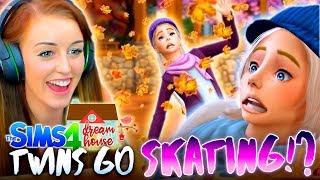 TWINS LEARN TO SKATE!⛸ (The Sims 4 #82!)