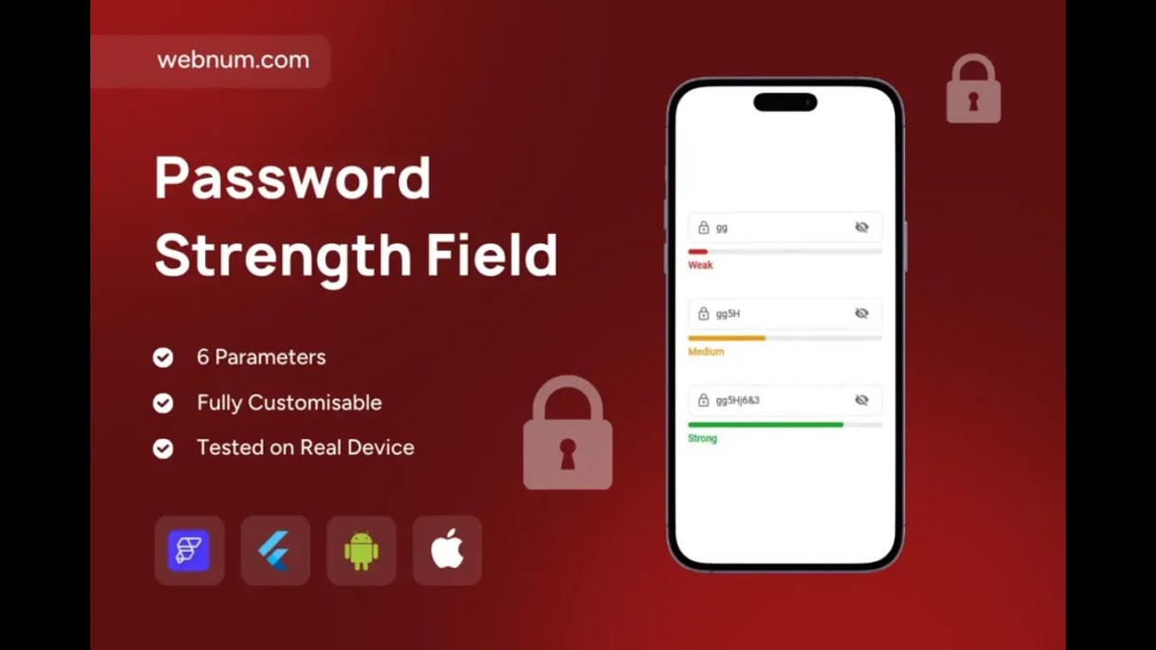 FlutterFlow Password Strength Field 🛡️ 