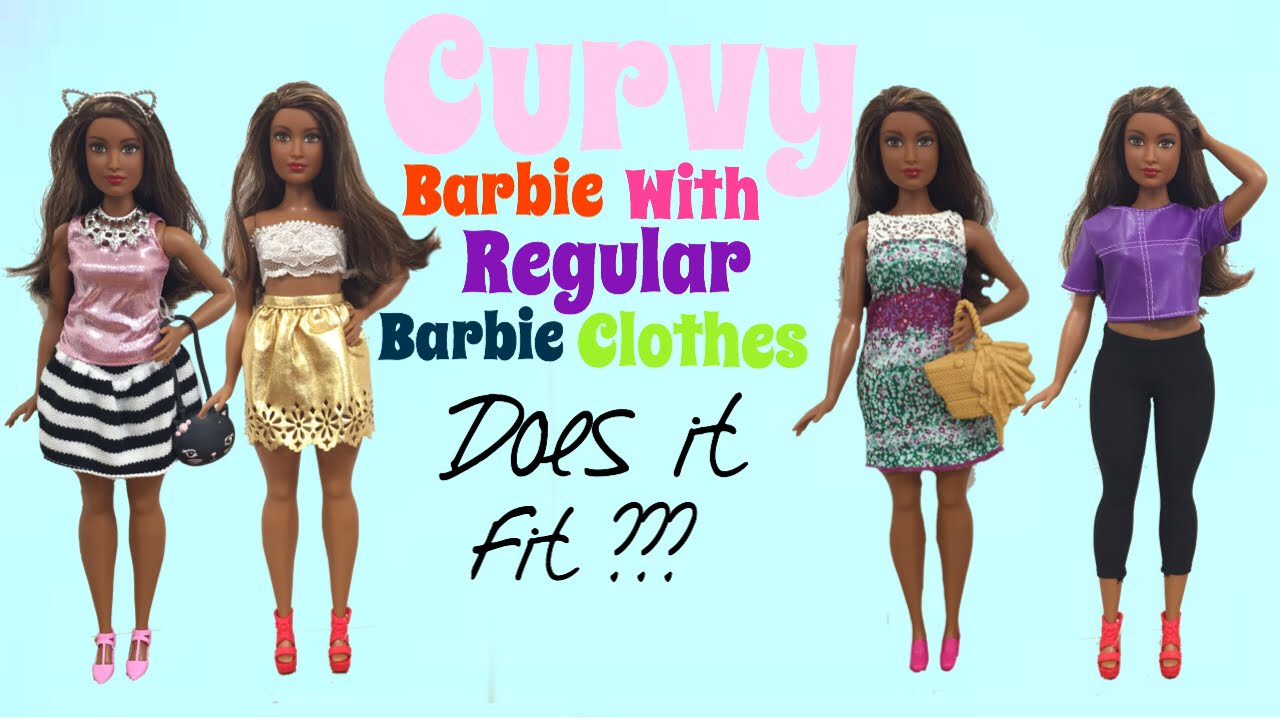 barbie fashionistas curvy clothes