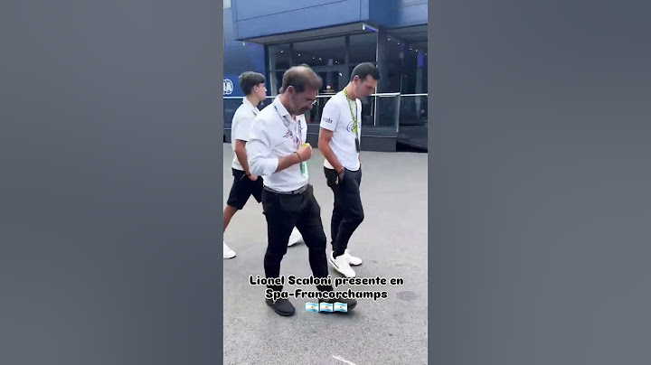 Técnico de la Selección Argentina, Lionel Scaloni, esta presente en Spa-Francorchamps 🇦🇷💪📹 #f1