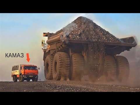 Видео: Белоруский монстр удивил мир! Как устроен Белаз 75710