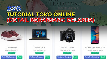 Tutorial Codeigniter #26 Membuat Toko Online dengan Codeigniter - Detail Keranjang Belanja