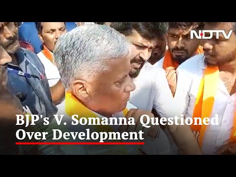 On Camera, Karnataka BJP Leader Stopped, Questioned Over Development