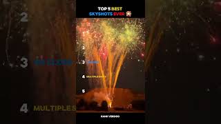 Top 5 Best Skyshots Ever 🎇 #shorts #viral #skyshot #crazy