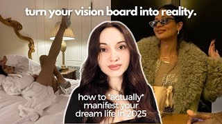 how to make a vision board that actually works for 2025 manifest instantly