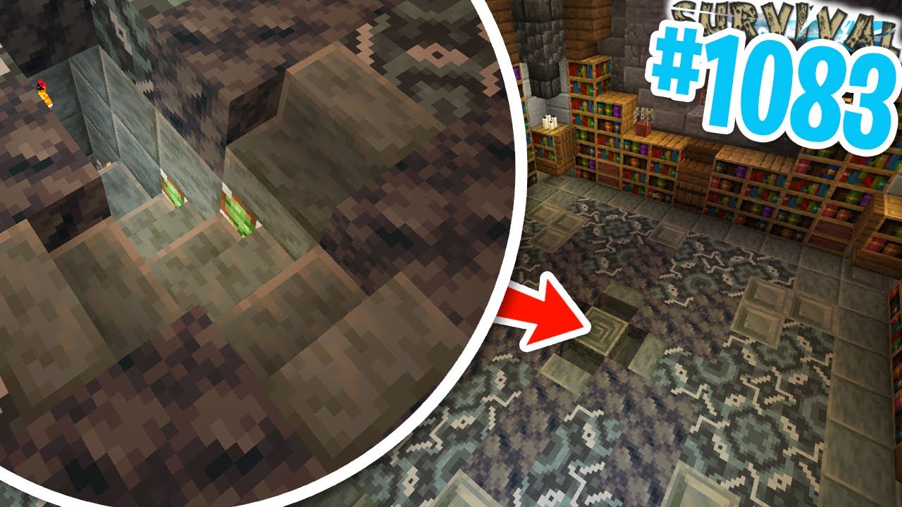 PASSAGGIO SEGRETO sotto al PAVIMENTO - Minecraft ITA SURVIVAL #1083