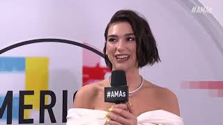 Dua Lipa AMAs Red Carpet Interview