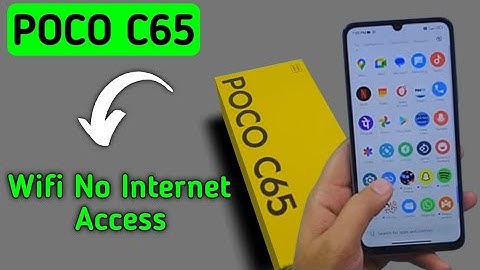 Wi Fi connected but no internet access POCO c65, Wi Fi connect hone per bhi internet nahin chal raha