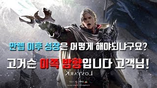 만렙 찍은 다음엔 어떻게 성장하냐구요? '로스트아크 만렙 이후 육성법'