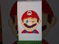 super Mario drawing tutorial #art #avrojit #shorts #drawing #superMario #pencilcolor #cartoon