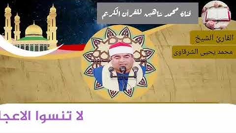 نصف ساعة من المتعة مع القارئ الشيخ محمد يحيى الشرقاوى