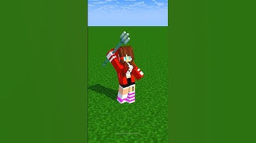 Help Daniela To Throw Trident Far Ep145 MAIZEN - Minecraft Animation #minecraft #animation #maizen