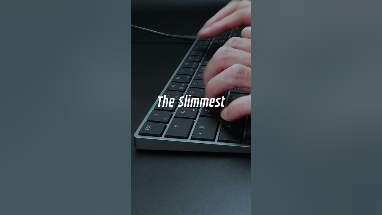 Mistel AIRONE Slimmest & Lightest Mechanical Keyboard Cherry MX