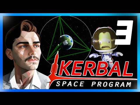Видео: СПАСАЕМ КЕРБОНАВТОВ, КЕРБОНЕТ | Kerbal Space Program №3