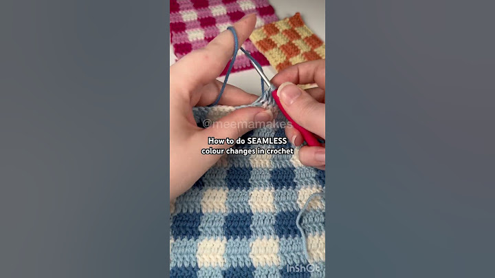 How to change colours in crochet #crochettutorial #crochetforbeginners