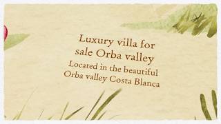 Luxury Villa For Sale Orba Valley Costa Blanca Resimi