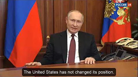 Vladimir Putin's Speech on Ukraine and US Foreign Policy and NATO - 24 February 2022, ENG Subtitles - DayDayNews