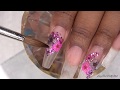 Acrylic Nails Tutorial -  How To Encapsulated Nails Real Flowers - Jelly Nails