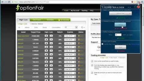 Binary Options Auto Trader set it and forget it.