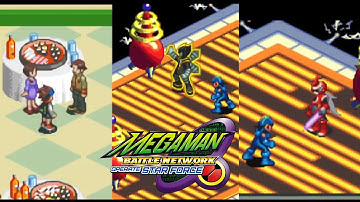 The Party, ElecMan, and ProtoMan! Mega Man Battle Network Operate Star Force