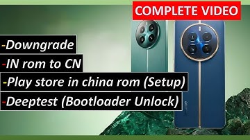 Realme 12 Pro Plus ||  downgrade || China rom setup || IN rom to CN || unlock bootloader