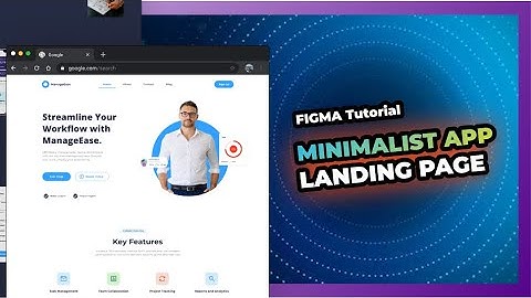 Creating management app Landing Pages with Figma: Tutorial for Beginners