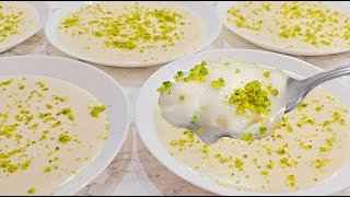 Afghani Rice Pudding  فرنی آرد برنج ساده و بامزه 🫠👌