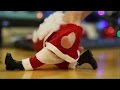 Finger dancing santa  merry christmas greeting