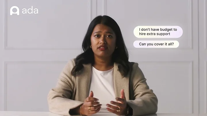 No budget for additional support staff? Hire Ada's AI Agent for customer service
