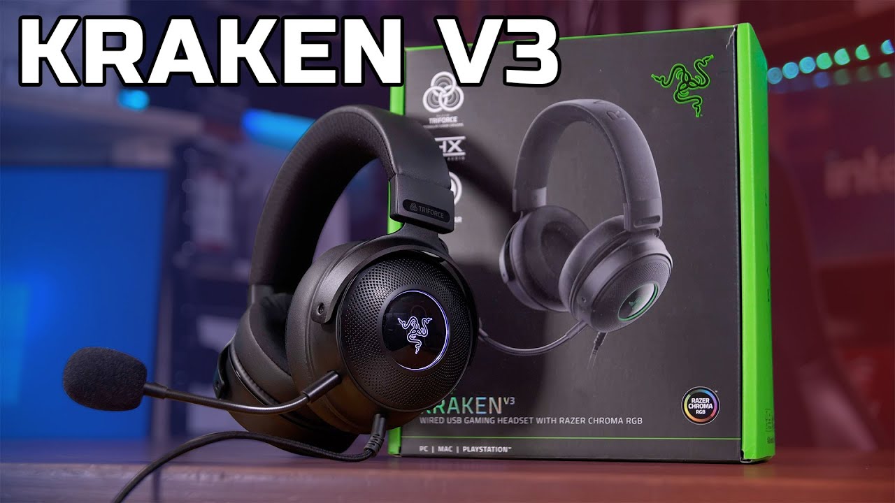 RGB Gaming Headset - Razer Kraken V3