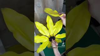 Handmade large sunflower from eva foam 2mm🌻 #handmade #diy #sunflower #summer