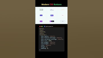 Modern CSS Buttons: From Default to Stunning in 30 Seconds! #coding #programming #cssfilters #html