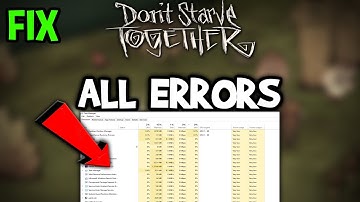 Dont Starve Together  – How to Fix All Errors – Complete Tutorial