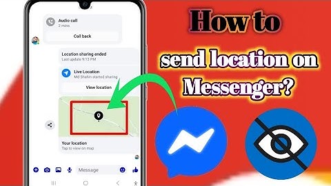 How to share live location via messenger (Bangla) (2025)?