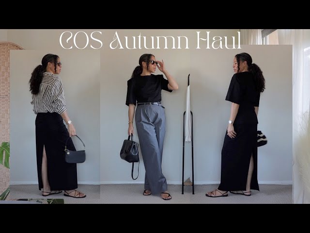 New in COS Haul  Styling a Few Key Pieces for the Transitional Season 