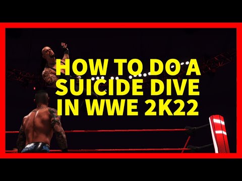 How to Do a Suicide Dive in WWE 2K22 (XBOX, PLAYSTATION, PC)