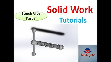 #solidwork | Part 3 | Design Screw of Bench Vice in solid Work software