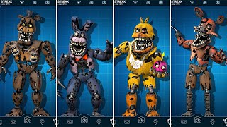 FNAF AR Nightmare Animatronics Workshop Animations