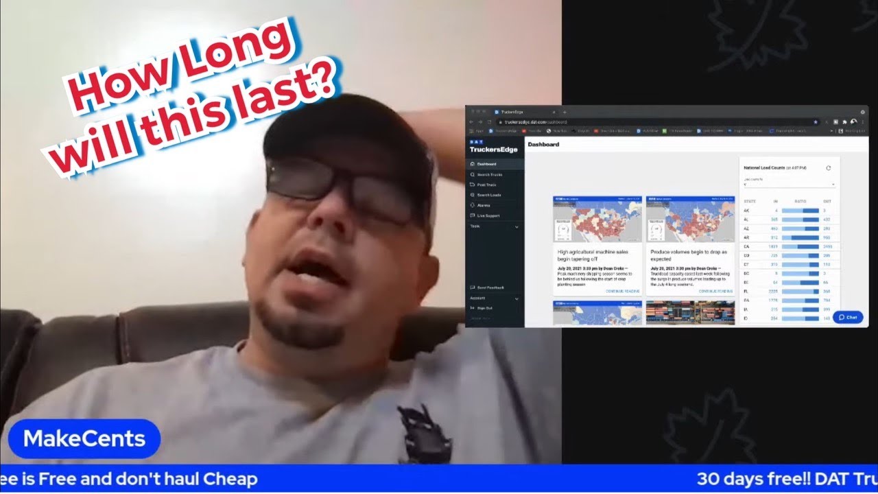 ,000 Spot market loads / But Where is all the freight? DAT TruckersEdge Pro 07/27/2021 ,000 Spot market loads / But Where is all the freight? DAT TruckersEdge Pro 07/27/2021