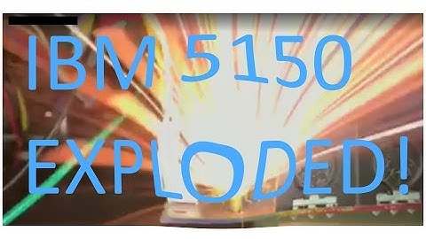IBM 5150 PC BLEW UP! And the Resurrection!