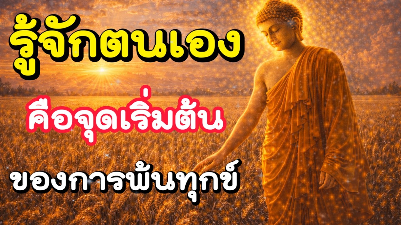 รู้จักตนเอง คือจุดเริ่มต้นของการพ้นทุกข์ | ฟังธรรมก่อนนอน , ฟังธรรมสอนใจ | Ep.42