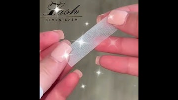 How to use tape for eyelash grafting? Lash Extensions Taping Method & Isolation Tips and Tricks