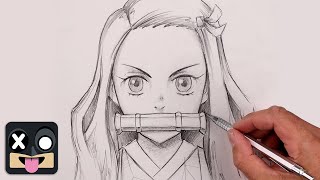 How To Draw Nezuko Kamado | Demon Slayer