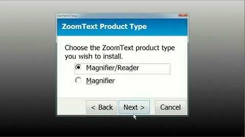 Installing ZoomText 10 from Rehabmart.com