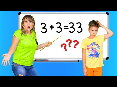 Сережа НЕ МОЖЕТ Решить Пример 3+3=33? Мама Устроила Математику Дома!