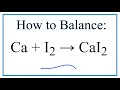 Balancing Chemical Equations Concepts