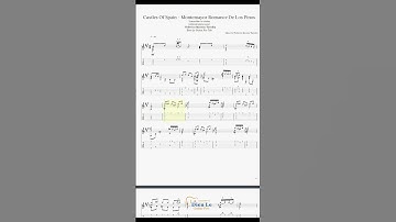 Thumbnail of Castles Of Spain - Montemayor Romance De Los Pinos by F.M. Torroba - For Classical Guitar