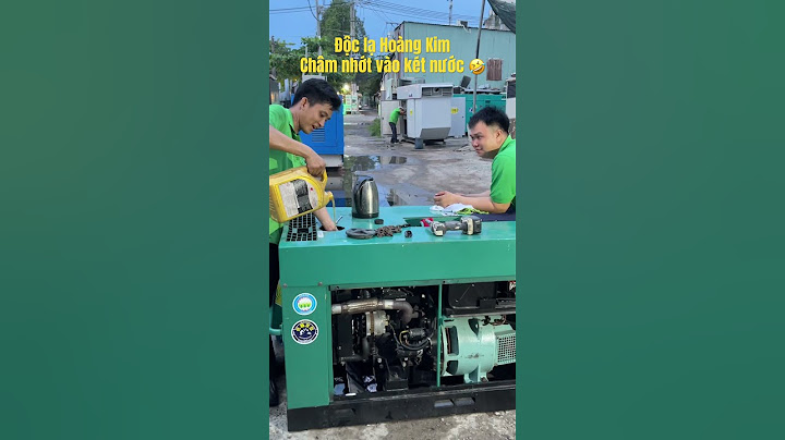 Có bác nào thử châm nhớt vào két nước chưa #mayphatdienhoangkim #mayphatdien #shorts