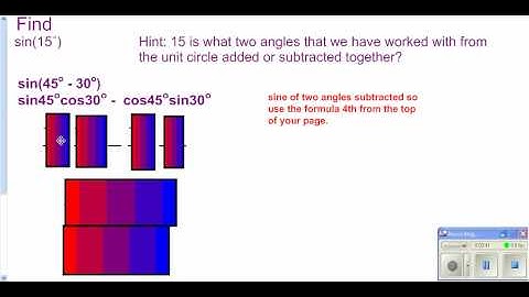 Pre Calculus section 7.3 part 1.wmv